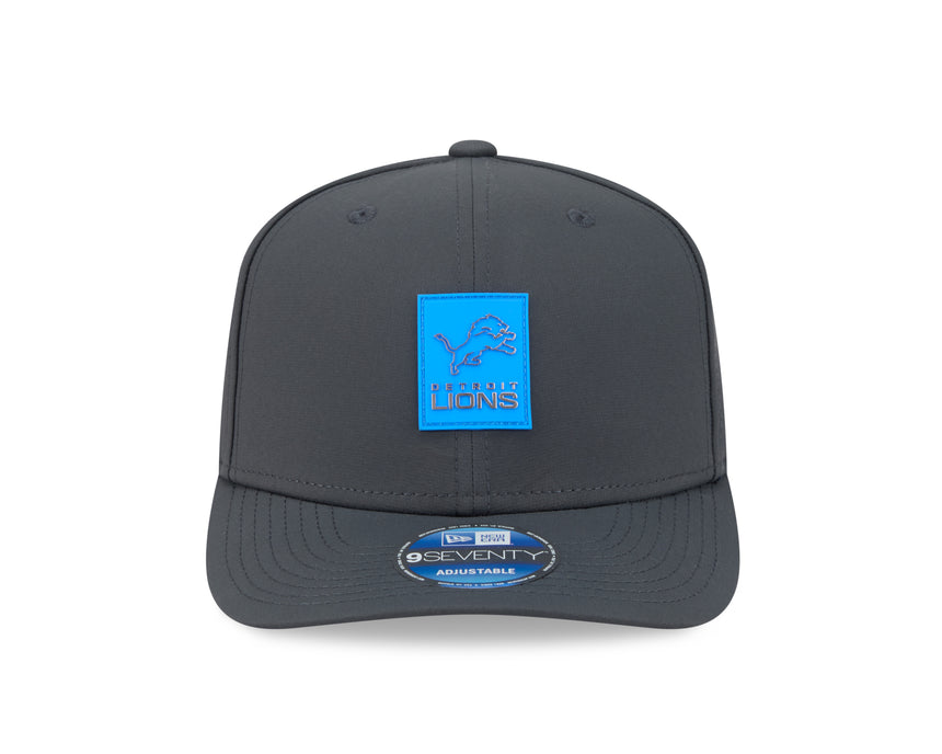 Men's Detroit Lions New Era Graphite 2025 Sideline 9SEVENTY Cold Adjustable Hat - Pro Jersey Sports
