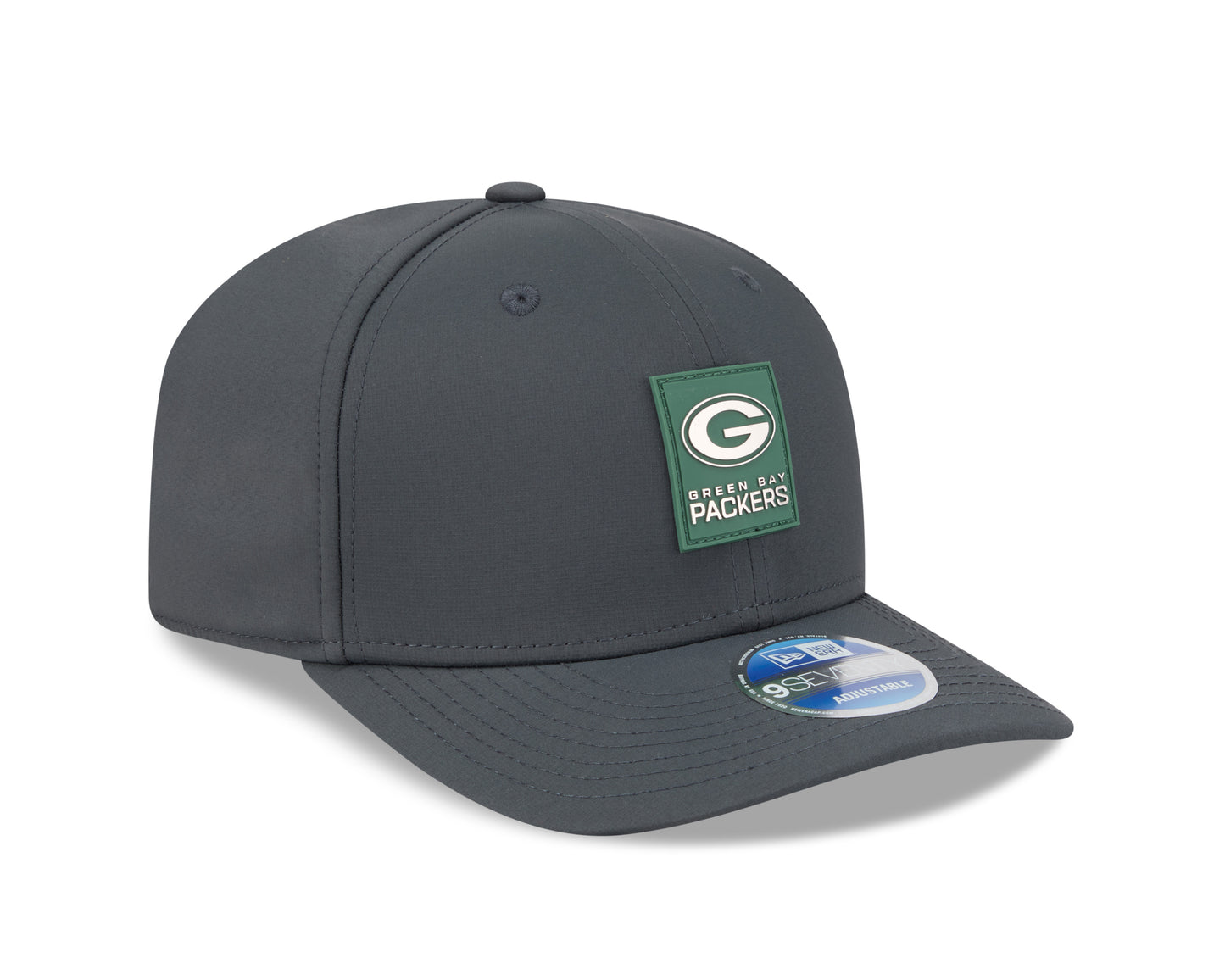 Men's Green Bay Packers New Era Graphite 2025 Sideline 9SEVENTY Cold Adjustable Hat - Pro Jersey Sports