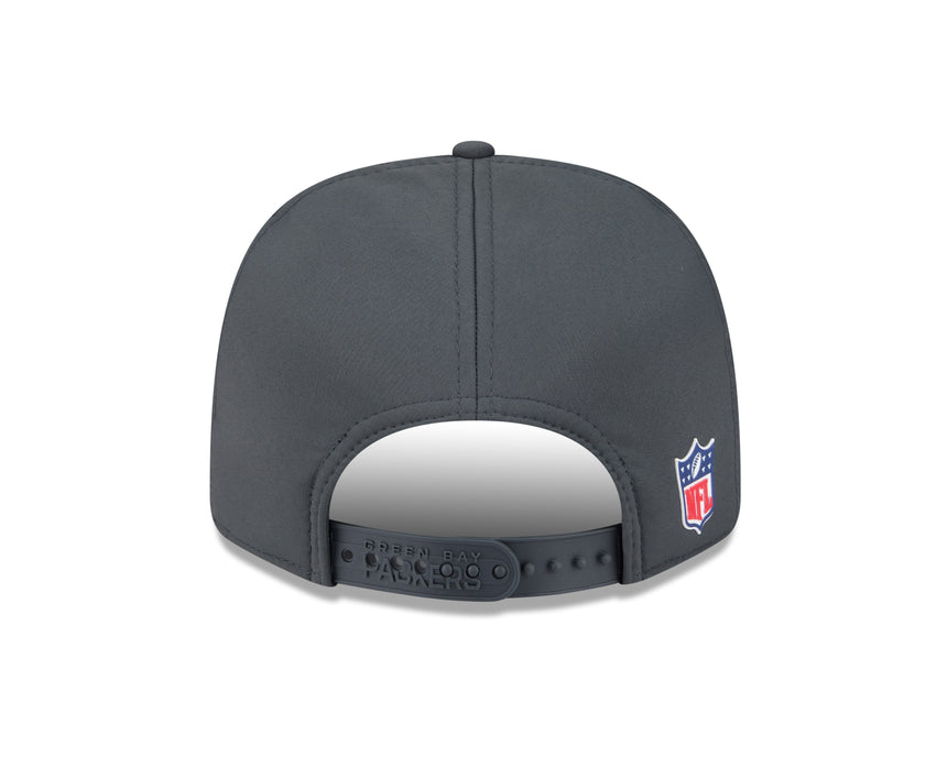 Men's Green Bay Packers New Era Graphite 2025 Sideline 9SEVENTY Cold Adjustable Hat - Pro Jersey Sports