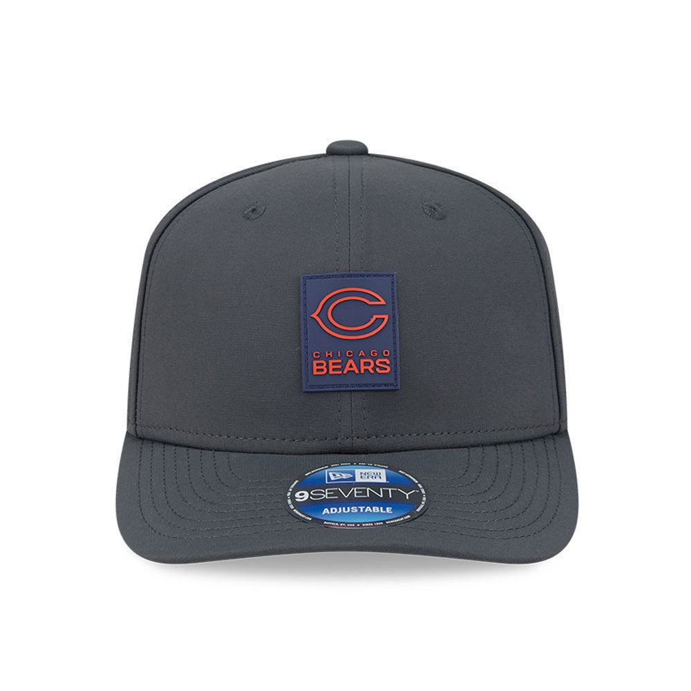 Men's Chicago Bears New Era Graphite 2025 Sideline C 9SEVENTY Cold Adjustable Hat - Pro Jersey Sports