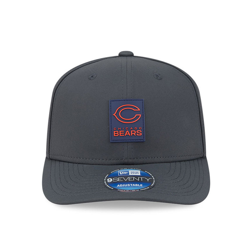 Men's Chicago Bears New Era Graphite 2025 Sideline C 9SEVENTY Cold Adjustable Hat - Pro Jersey Sports