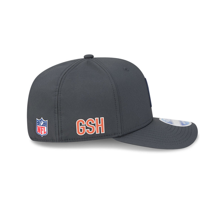 Men's Chicago Bears New Era Graphite 2025 Sideline C 9SEVENTY Cold Adjustable Hat - Pro Jersey Sports