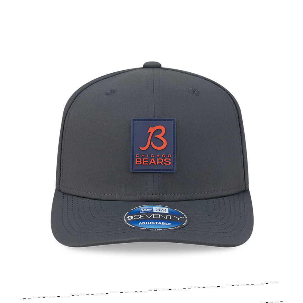Men's Chicago Bears New Era Graphite 2025 Sideline B 9SEVENTY Cold Adjustable Hat - Pro Jersey Sports