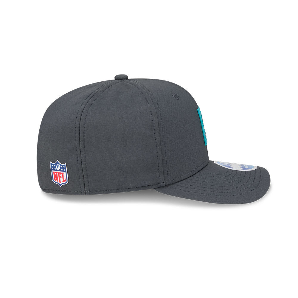 Men's Miami Dolphins New Era Graphite 2025 Sideline 9SEVENTY Cold Adjustable Hat - Pro Jersey Sports