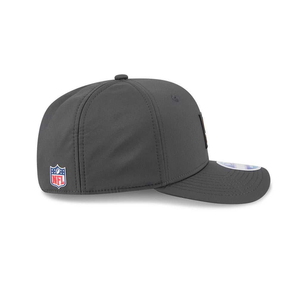 Men's Pittsburgh Steelers New Era Graphite 2025 Sideline 9SEVENTY Cold Adjustable Hat - Pro Jersey Sports