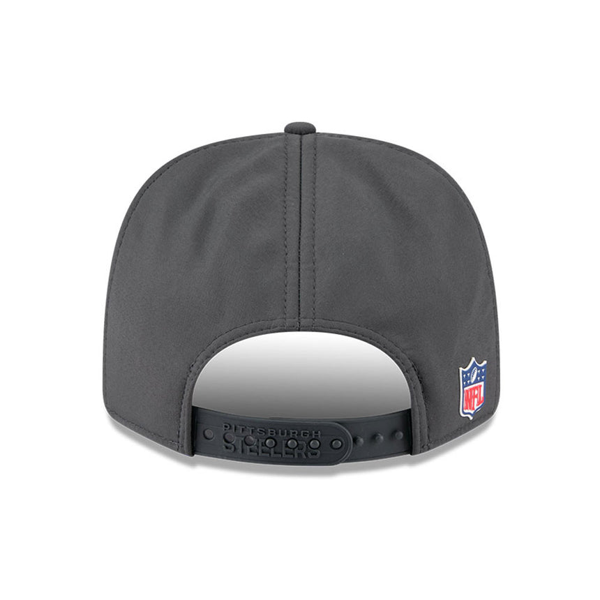 Men's Pittsburgh Steelers New Era Graphite 2025 Sideline 9SEVENTY Cold Adjustable Hat - Pro Jersey Sports