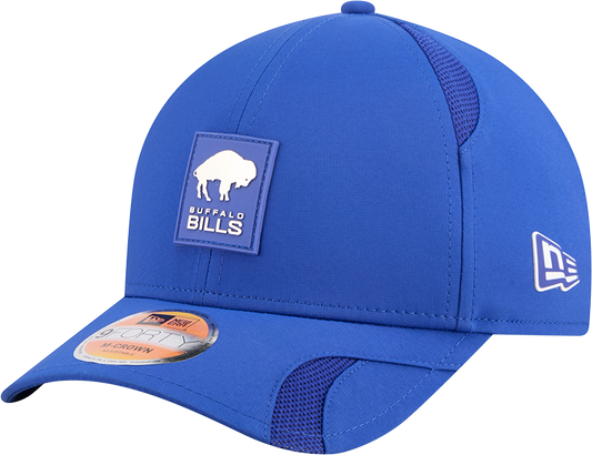 Men's Buffalo Bills New Era Blue 2025 NFL Sideline Heat 9FORTY M-Crown Adjustable Hat - Pro Jersey Sports