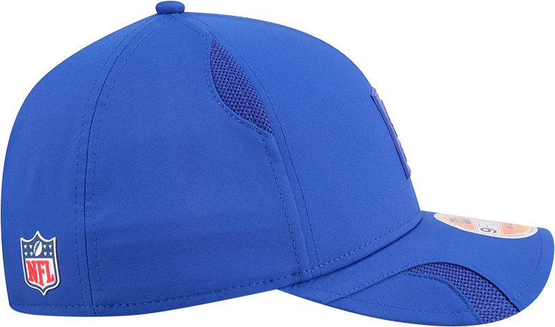 Men's Buffalo Bills New Era Blue 2025 NFL Sideline Heat 9FORTY M-Crown Adjustable Hat - Pro Jersey Sports