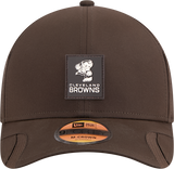 Men's Cleveland Browns New Era Brown 2025 NFL Sideline Heat 9FORTY M-Crown Adjustable Hat - Pro Jersey Sports