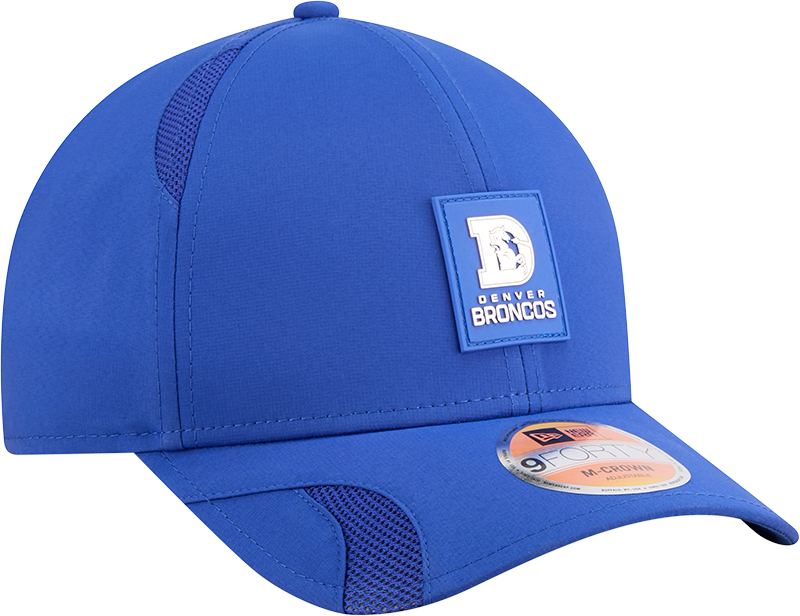 Men's Denver Broncos New Era Royal 2025 NFL Sideline Heat 9FORTY M-Crown Adjustable Hat - Pro Jersey Sports