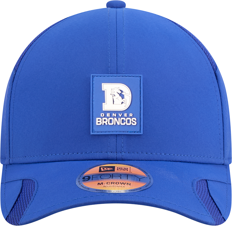 Men's Denver Broncos New Era Royal 2025 NFL Sideline Heat 9FORTY M-Crown Adjustable Hat - Pro Jersey Sports