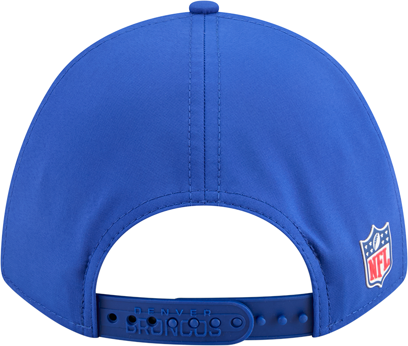 Men's Denver Broncos New Era Royal 2025 NFL Sideline Heat 9FORTY M-Crown Adjustable Hat - Pro Jersey Sports