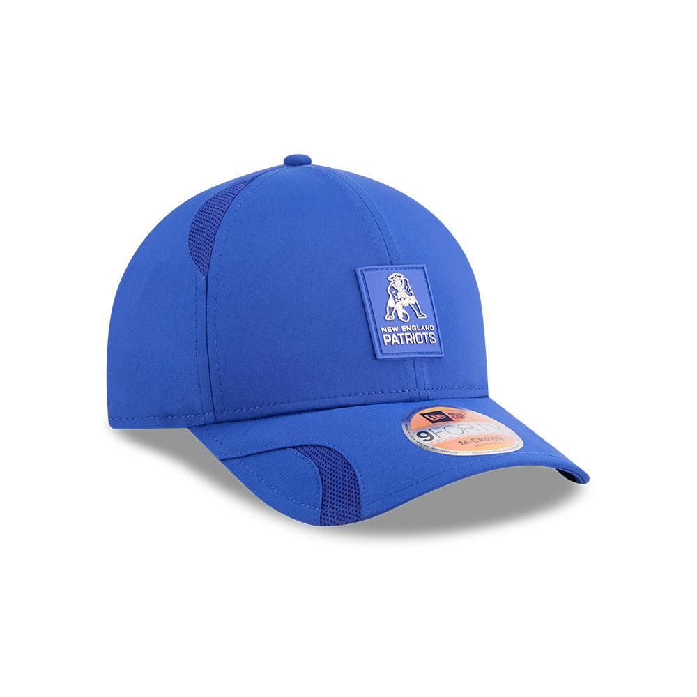 Men's New England Patriots New Era Royal 2025 NFL Sideline Heat 9FORTY M-Crown Adjustable Hat