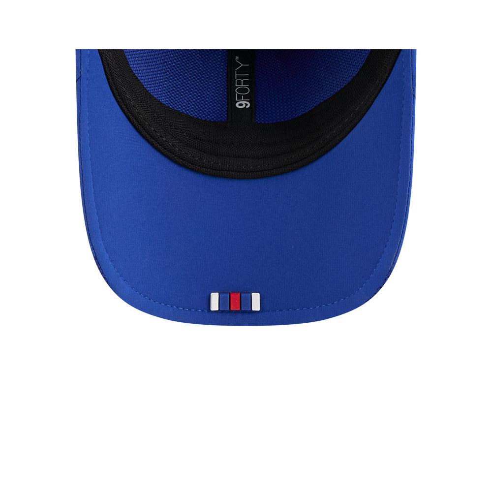 Men's New England Patriots New Era Royal 2025 NFL Sideline Heat 9FORTY M-Crown Adjustable Hat