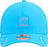 Men's Carolina Panthers New Era Brown 2025 NFL Sideline Heat 9FORTY M-Crown Adjustable Hat - Pro Jersey Sports