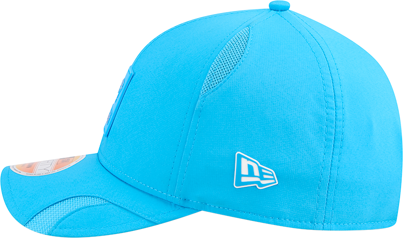 Men's Carolina Panthers New Era Brown 2025 NFL Sideline Heat 9FORTY M-Crown Adjustable Hat - Pro Jersey Sports