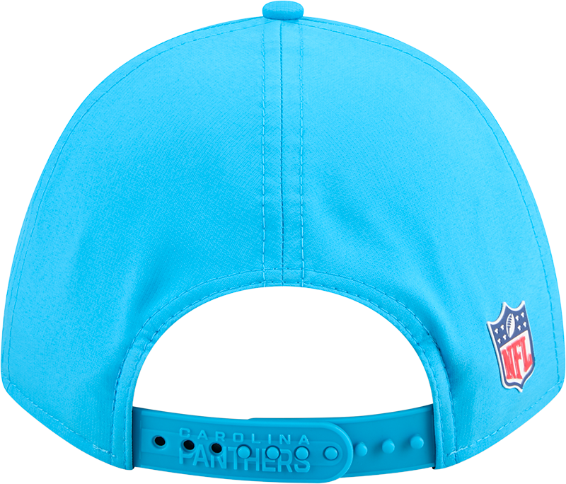 Men's Carolina Panthers New Era Brown 2025 NFL Sideline Heat 9FORTY M-Crown Adjustable Hat - Pro Jersey Sports