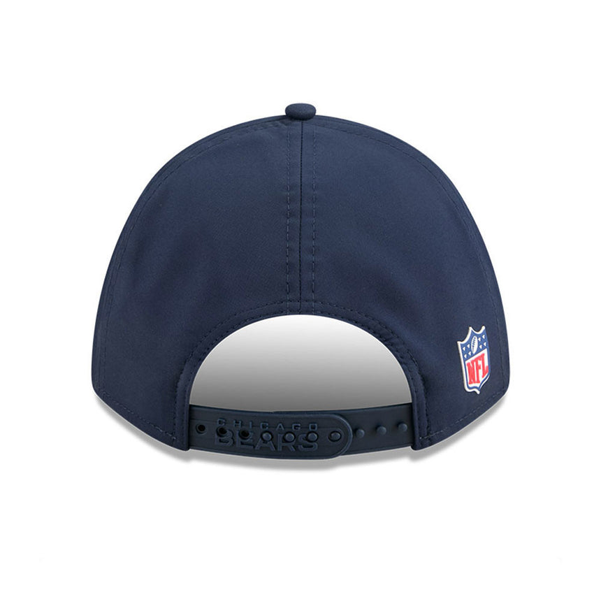 Men's Chicago Bears New Era Navy 2025 NFL Primary Logo Sideline Heat 9FORTY M-Crown Adjustable Hat - Pro Jersey Sports