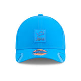 Men's Detroit Lions New Era Blue 2025 NFL Primary Logo Sideline Heat 9FORTY M-Crown Adjustable Hat - Pro Jersey Sports