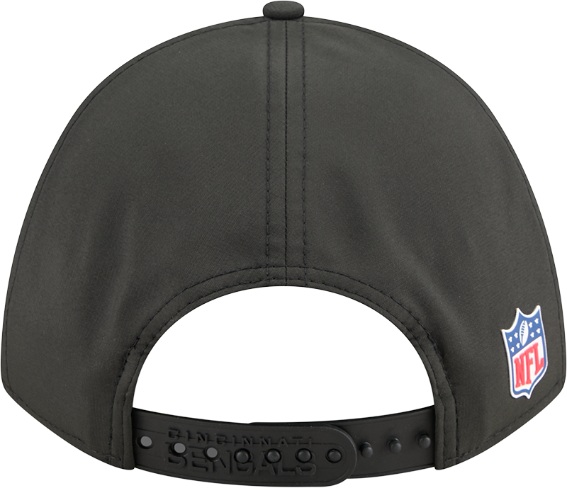 Men's Cincinnati Bengals New Era Black 2025 NFL Sideline Heat 9FORTY M-Crown Adjustable Hat - Pro Jersey Sports