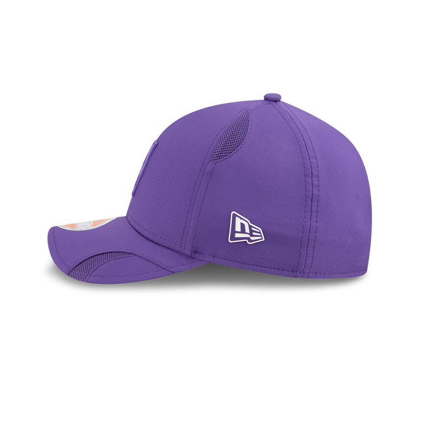 Men's Minnesota Vikings New Era Purple 2025 NFL Primary Logo Sideline Heat 9FORTY M-Crown Adjustable Hat - Pro Jersey Sports