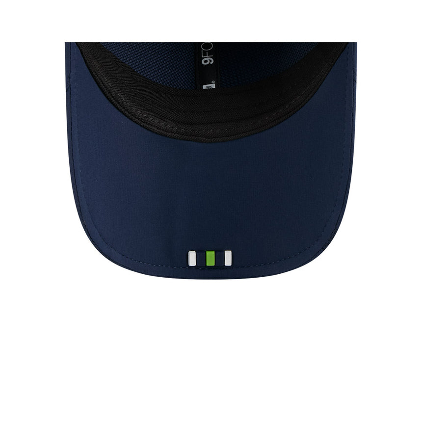 Men's Seattle Seahawks New Era Navy 2025 NFL Sideline Heat 9FORTY M-Crown Adjustable Hat - Pro Jersey Sports