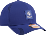 Men's NFL Shield New Era Blue 2025 NFL Sideline Heat 9FORTY M-Crown Adjustable Hat - Pro Jersey Sports