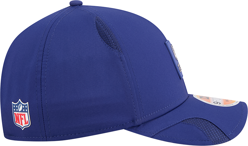 Men's NFL Shield New Era Blue 2025 NFL Sideline Heat 9FORTY M-Crown Adjustable Hat - Pro Jersey Sports