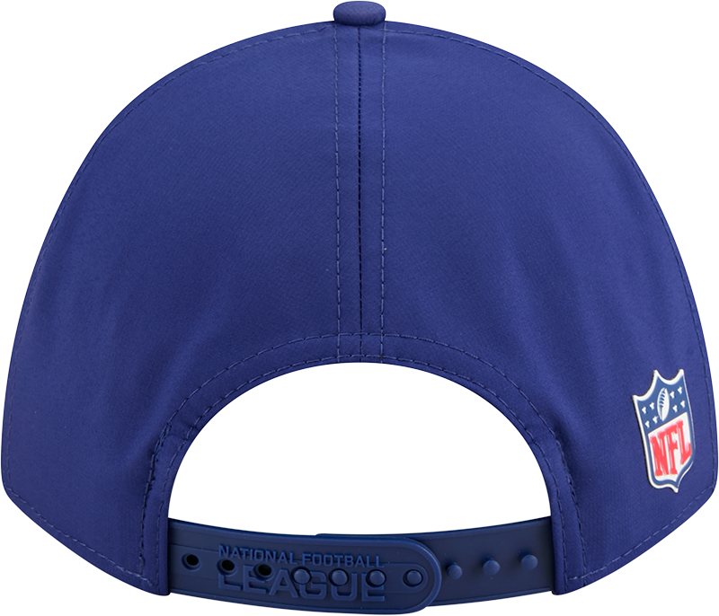 Men's NFL Shield New Era Blue 2025 NFL Sideline Heat 9FORTY M-Crown Adjustable Hat - Pro Jersey Sports