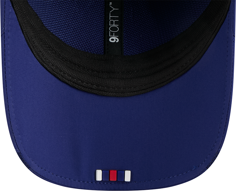 Men's NFL Shield New Era Blue 2025 NFL Sideline Heat 9FORTY M-Crown Adjustable Hat - Pro Jersey Sports