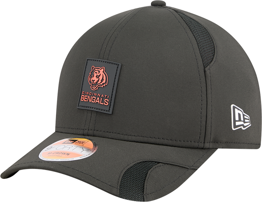 Men's Cincinnati Bengals New Era Black 2025 NFL Sideline Heat 9FORTY M-Crown Adjustable Hat - Pro Jersey Sports