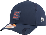Men's Chicago Bears New Era Navy 2025 NFL Sideline Heat Alternate Logo 9FORTY M-Crown Adjustable Hat - Pro Jersey Sports