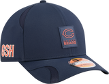 Men's Chicago Bears New Era Navy 2025 NFL Sideline Heat Alternate Logo 9FORTY M-Crown Adjustable Hat - Pro Jersey Sports