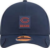 Men's Chicago Bears New Era Navy 2025 NFL Sideline Heat Alternate Logo 9FORTY M-Crown Adjustable Hat - Pro Jersey Sports