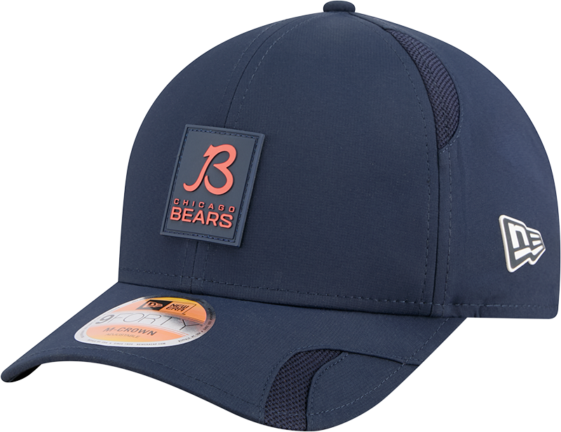 Men's Chicago Bears New Era Navy 2025 NFL Sideline Heat B 9FORTY M-Crown Adjustable Hat - Pro Jersey Sports