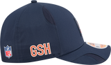 Men's Chicago Bears New Era Navy 2025 NFL Sideline Heat B 9FORTY M-Crown Adjustable Hat - Pro Jersey Sports