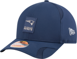 Men's New England Patriots New Era Navy 2025 NFL Sideline Heat 9FORTY M-Crown Adjustable Hat - Pro Jersey Sports