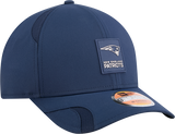 Men's New England Patriots New Era Navy 2025 NFL Sideline Heat 9FORTY M-Crown Adjustable Hat - Pro Jersey Sports