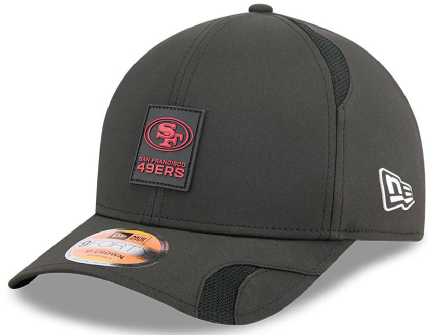 Black cap with San Francisco 49ers logo on a white background