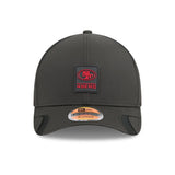 Men's San Francisco 49ers New Era Black 2025 NFL Primary Logo Sideline Heat 9FORTY M-Crown Adjustable Hat - Pro Jersey Sports