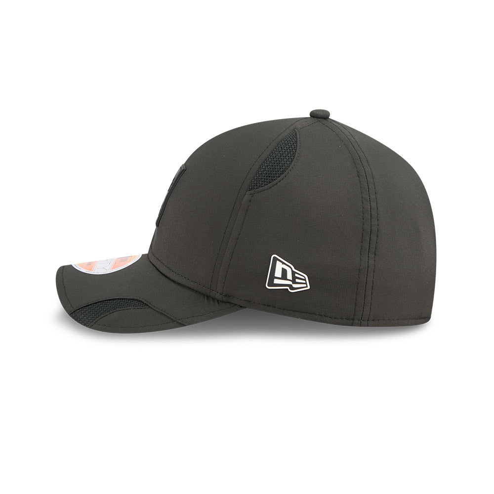 Men's Detroit Lions New Era Black 2025 NFL Primary Logo Sideline Heat 9FORTY M-Crown Adjustable Hat - Pro Jersey Sports