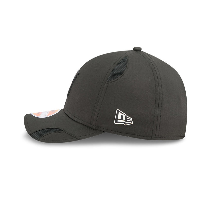 Men's Detroit Lions New Era Black 2025 NFL Primary Logo Sideline Heat 9FORTY M-Crown Adjustable Hat - Pro Jersey Sports