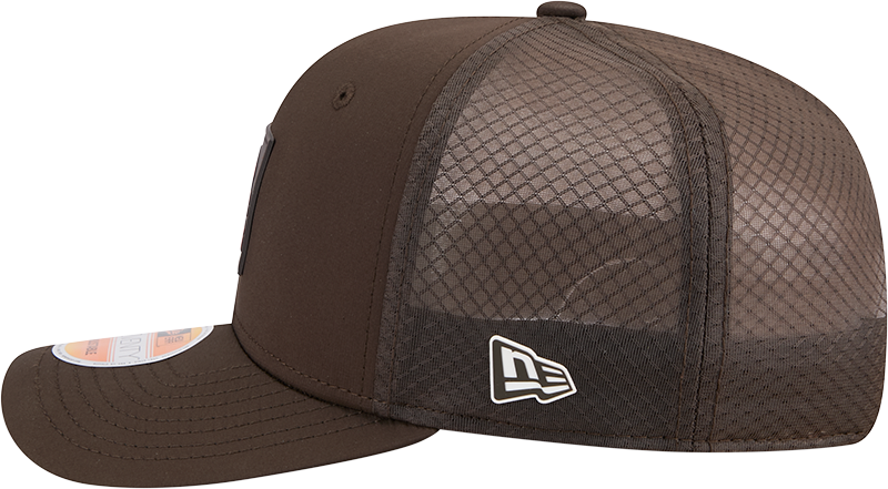 Men's Cleveland Browns New Era Brown 2025 Sideline 9SEVENTY Trucker Adjustable Hat - Pro Jersey Sports