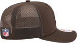 Men's Cleveland Browns New Era Brown 2025 Sideline 9SEVENTY Trucker Adjustable Hat - Pro Jersey Sports