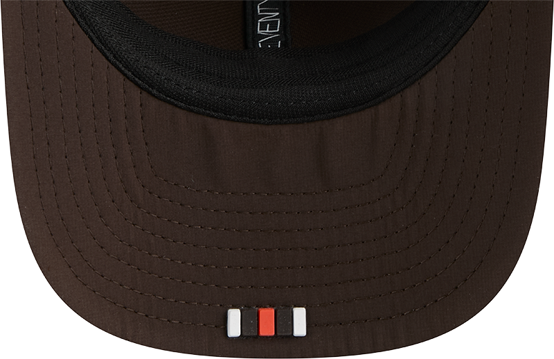 Men's Cleveland Browns New Era Brown 2025 Sideline 9SEVENTY Trucker Adjustable Hat - Pro Jersey Sports