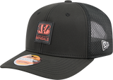 Men's Cincinnati Bengals New Era Black 2025 Sideline 9SEVENTY Trucker Adjustable Hat - Pro Jersey Sports