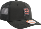 Men's Cincinnati Bengals New Era Black 2025 Sideline 9SEVENTY Trucker Adjustable Hat - Pro Jersey Sports