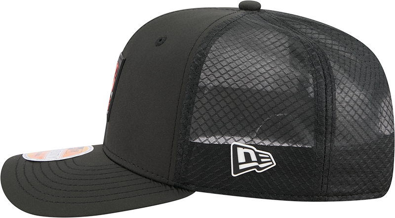 Men's Cincinnati Bengals New Era Black 2025 Sideline 9SEVENTY Trucker Adjustable Hat - Pro Jersey Sports