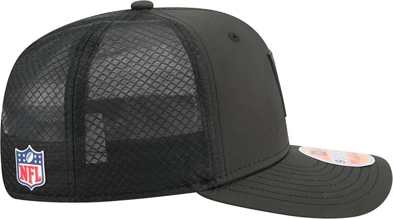 Men's Cincinnati Bengals New Era Black 2025 Sideline 9SEVENTY Trucker Adjustable Hat - Pro Jersey Sports