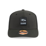 Men's Baltimore Ravens New Era Black 2025 NFL Secondary Logo Sideline Heat 9SEVENTY Adjustable Hat - Pro Jersey Sports
